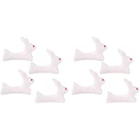 UPKOCH 8 Piezas Palillos de Cerámica Descansa Tenedor Cuchara Cenas Descansa Estilo Japonés en Forma de Conejo…